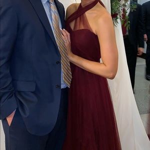 Revelry bridesmaids dress - Cabernet - Rosalie